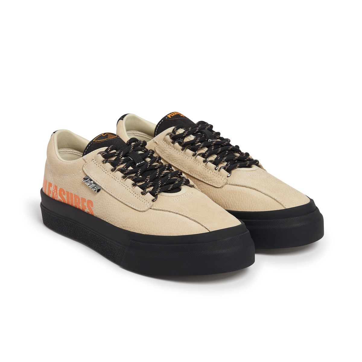 Stepney Workers Club & Pleasures Dellow Ramble Nubuck Skor Dam Beige | BRFUEP037