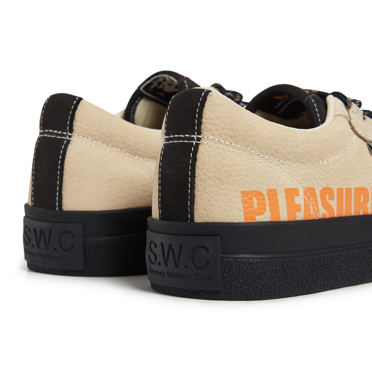 Stepney Workers Club & Pleasures Dellow Ramble Nubuck Skor Dam Beige | BRFUEP037